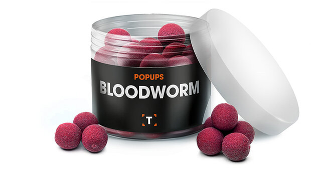 Bloodworm Pop-ups Donkerrood *6