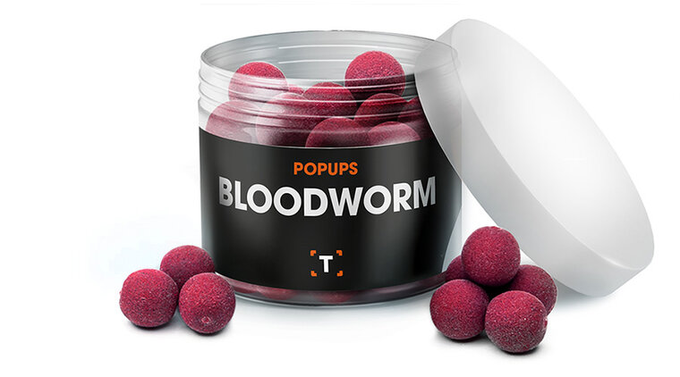 Bloodworm Pop-ups Donkerrood *6